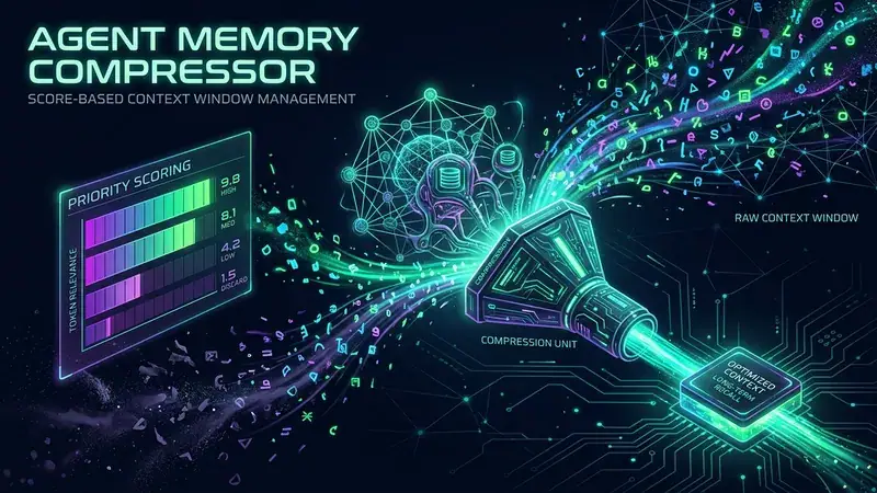 Agent Memory Compressor: Score-Based Context Window Management for Long-Running Agents