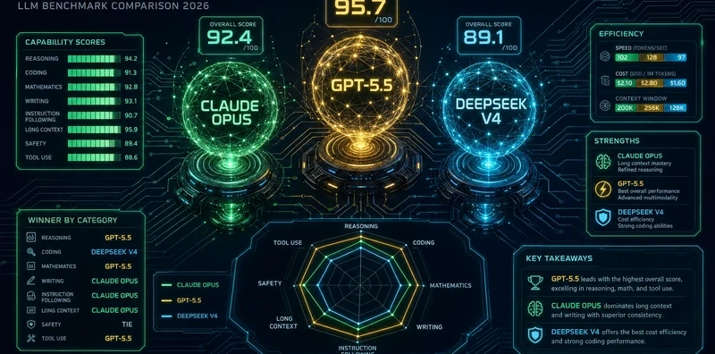 Claude Opus 4.7 vs GPT-5.5 vs DeepSeek V4 Pro: 13-Task Reasoning Benchmark