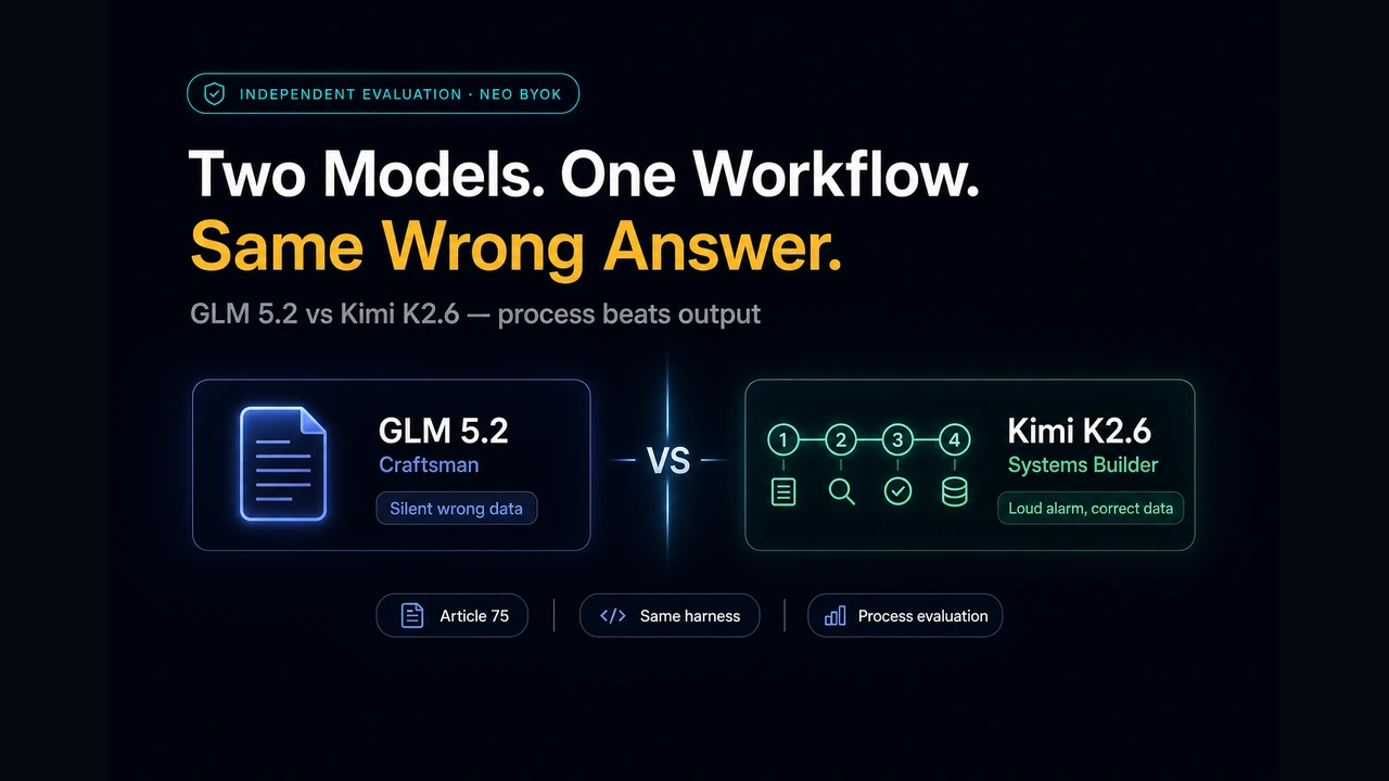 Two Models, One Workflow, and the Same Wrong Answer: GLM 5.2 vs Kimi K2.6