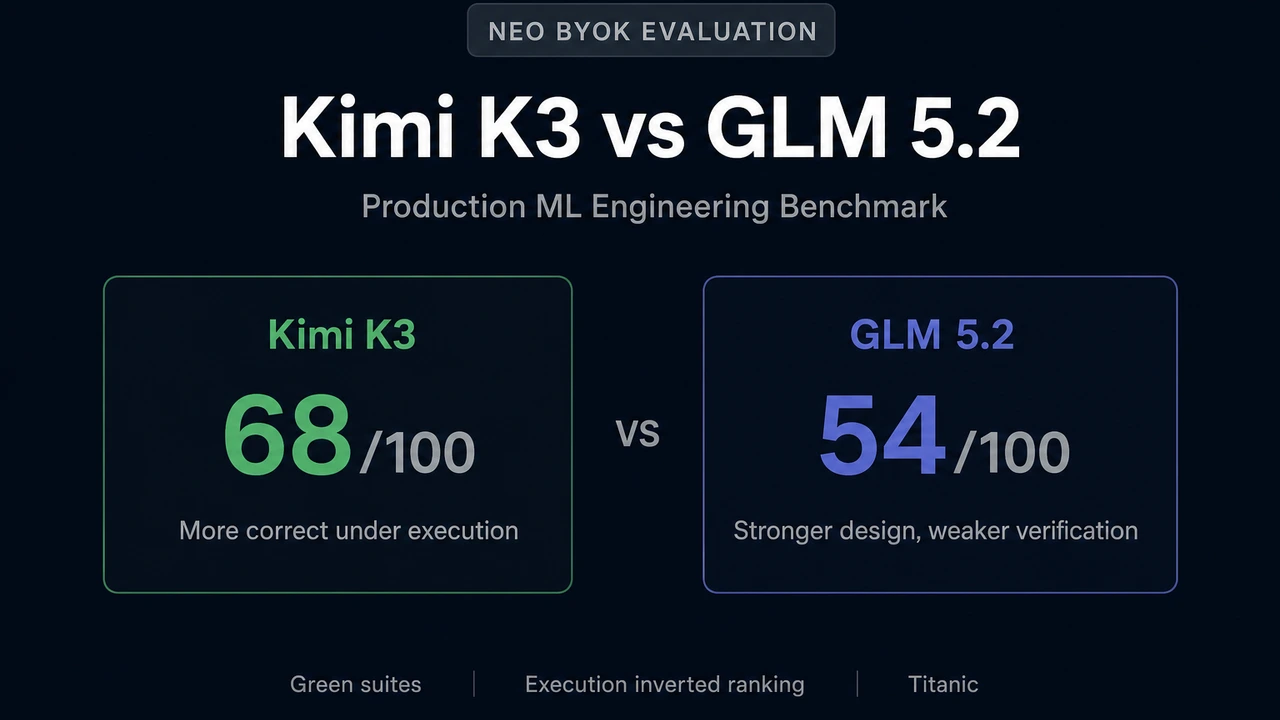 Kimi K3 vs GLM 5.2: Benchmarking Frontier Models on Production ML Engineering