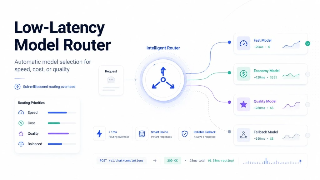 Low-Latency Model Router: Sub-Millisecond LLM Selection Across OpenRouter