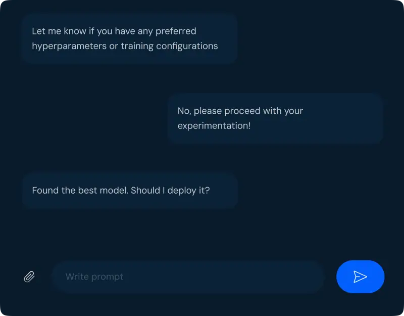 Guide NEO through chat